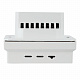 Терморегулятор Wi-Fi (механизм), STEKKER Эмили, 250В, 3500Вт, RSW00-5119-01, белый фарфор, soft touch