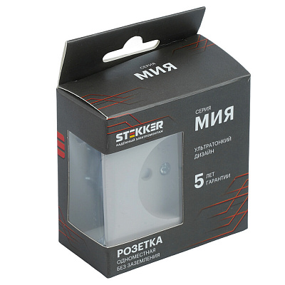 Розетка 1-местная с защитной шторкой (механизм), STEKKER Мия, б/з, 250В, 16А, RST16-3109-08, пудровый жемчуг