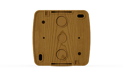 Выключатель одноклавишный с/п EL-BI ALSU бук 504-010700-201