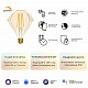 Умная Wi-fi филаментная лампочка Gauss Smart Light DIM E27 Diamond 7 Вт 2700-6500K 1350112