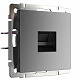 Розетка RJ-45 Werkel графит матовый a063108