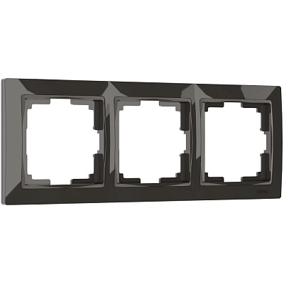 Рамка на 3 поста серо-коричневый Werkel Fiore W0032207 a051033