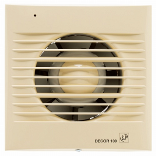 Вентилятор вытяжной S&P Decor 100C Ivory