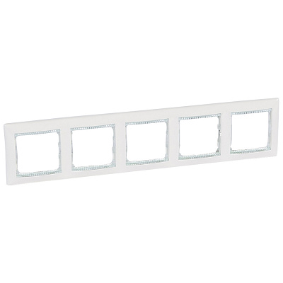 Рамка на 5 постов белая Legrand Valena Classic 774465