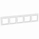 Рамка на 5 постов белая Legrand Valena Classic 774465