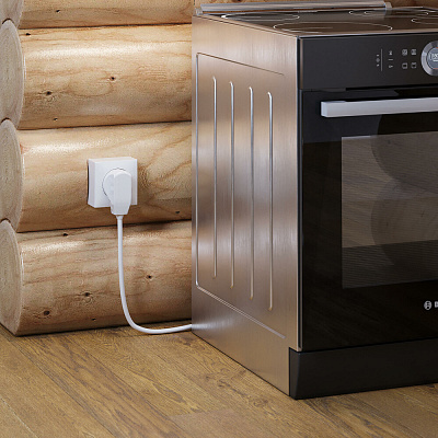 Розетка с вилкой для электроплиты 32А 250В коробка в стену Werkel белые W1189201 a053500