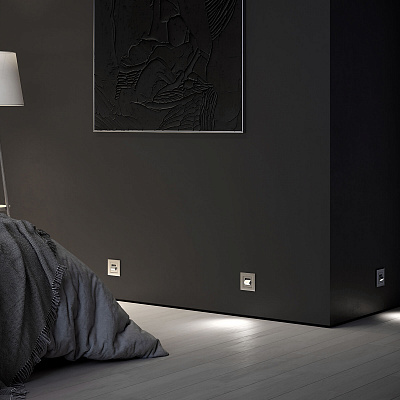 Встраиваемая LED подсветка Werkel серебряные a064561