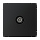 Розетка телевизионная оконечная TV ArtGallery 1дБ механизм карбон Schneider Electric GAL001091