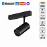 Трековый светильник Novotech Vector пульт ДУ/Tuya Smart Life IP20 LED 18W 3000-6000K 90-240V 359959 PORT NT25 222 черный