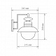 Уличный настенный светильник Elektrostandard Talli GL 3002D a038481