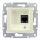 Розетка RJ45 кат.5е бежевая SE Sedna SDN4300147