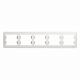 Рамка на 5 постов белая SE Glossa GSL000105