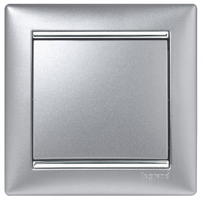 Выключатель одноклавишный алюминий Legrand Valena Classic 770101