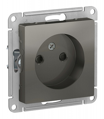 Розетка SE AtlasDesign сталь ATN000949