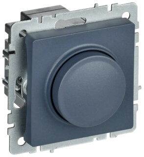 Диммер IEK Brite 600Вт СС10-1-0-БрМ маренго BR-D20-0600-K35