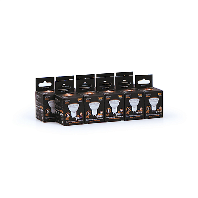 Лампа Gauss MR16 5W 500lm 3000K GU10 LED 101506105 (2 шт)