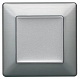 Лицевая панель для выключателей одноклавишных алюминий Legrand Valena Life 755002
