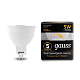 Лампа Gauss MR16 5W 500lm 3000K GU5.3 LED 101505105-D