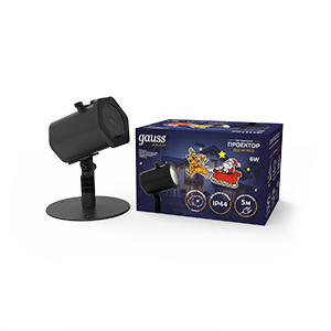 Проектор светодиодный Gauss Holiday "Дед Мороз" IP44 HL090