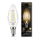 Лампа Gauss Filament Свеча 9W 680lm 2700К Е14 LED 103801109 (2 шт)