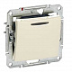 Выключатель одноклавишный бежевый SE Sedna SDN1400147
