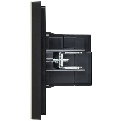 Розетка USB A+C 3,1А IEK FORTE&PIANO FP150M FP-U22-D31-M-K02 металл черный