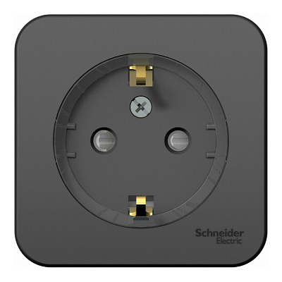 Розетка SE Blanca антрацит BLNRA111116