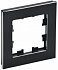 Рамка на 1 пост IEK Brite РУ-1-1-БрЧ BR-M12-M-K02