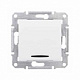 Выключатель одноклавишный белый SE Sedna SDN1400121