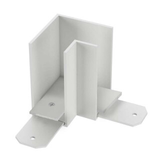 Коннектор L - образный Denkirs TR2102-WH