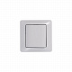 Выключатель одноклавишный белый SE Glossa GSL000115