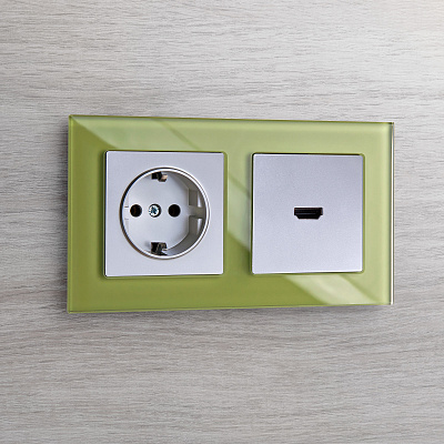 Рамка на 2 поста Werkel Favorit WL01-Frame-02 фисташковый a036588