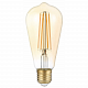 Лампа Gauss Filament ST64 8W 740lm 2400К Е27 LED 157802008