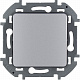 Выключатель без фиксации алюминий Legrand Inspiria 673692