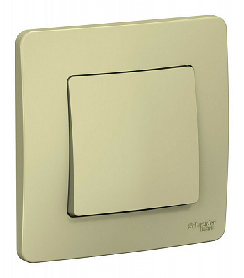 Выключатель одноклавишный SE Blanca бежевый BLNVS010107