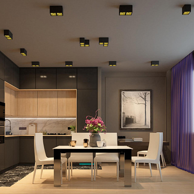 Накладной светодиодный светильник Novotech Recte 358489