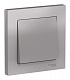 Выключатель одноклавишный SE AtlasDesign в сборе алюминий ATN000312
