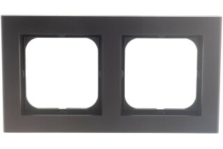 Рамка на 2 поста Ospel Sonata шоколадный металлик R-2R/40