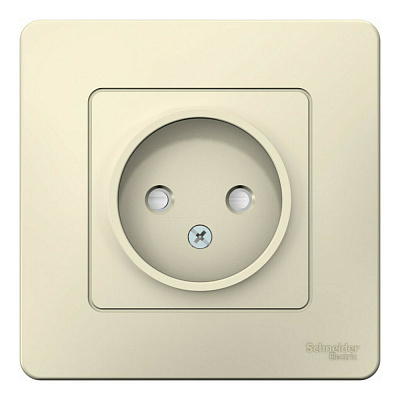 Розетка SE Blanca молочный BLNRS000112