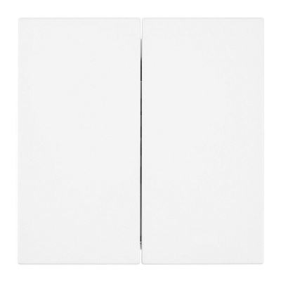 Выключатель 2-клавишный (механизм), STEKKER Мия, 250В, 10А, RSW10-3104-01, белая магнолия
