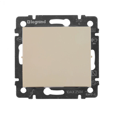 Переключатель на два направления бежевый Legrand Valena Classic 774306