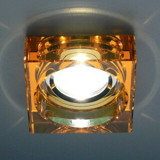 Точечеый встраиваемый светильник Elektrostandard 9171 желтый/серебро