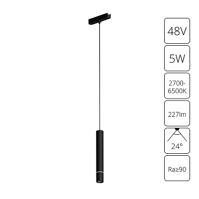 Магнитный трековый светильник Arte Lamp Rapid A2959PL-1BK