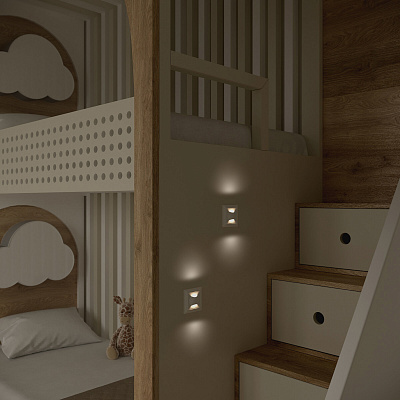 Встраиваемая LED подсветка Werkel белые матовые a057494