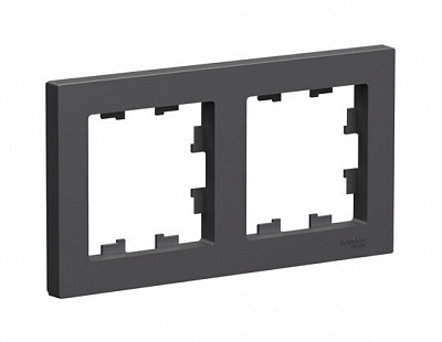 Рамка на 2 поста SE AtlasDesign базальт ATN001402
