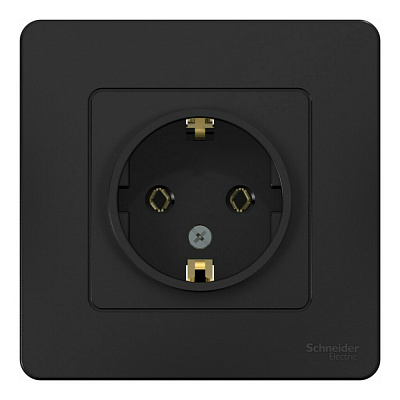 Розетка SE Blanca антрацит BLNRS001016