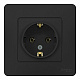 Розетка SE Blanca антрацит BLNRS001016