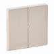 Лицевая панель для двухклавишного выключателя слоновая кость Legrand Valena Life 755021