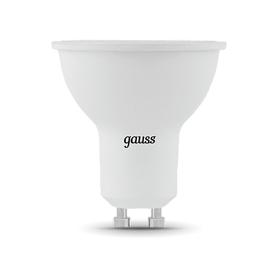 Лампа Gauss MR16 5W 530lm 6500K GU10 диммируемая LED 1/10/100 101506305-D