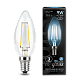 Лампа Gauss Filament Свеча 9W 710lm 4100К Е14 LED 103801209